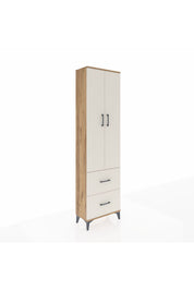 Arges Dolap 4 Raflı 2 Çekmeceli 2 Kapaklı 60x30x221 - S29M035V7A