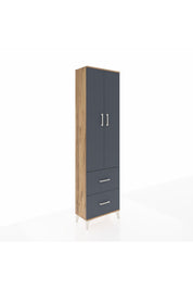 Arges Dolap 4 Raflı 2 Çekmeceli 2 Kapaklı 60x30x221 - S29M035V8A