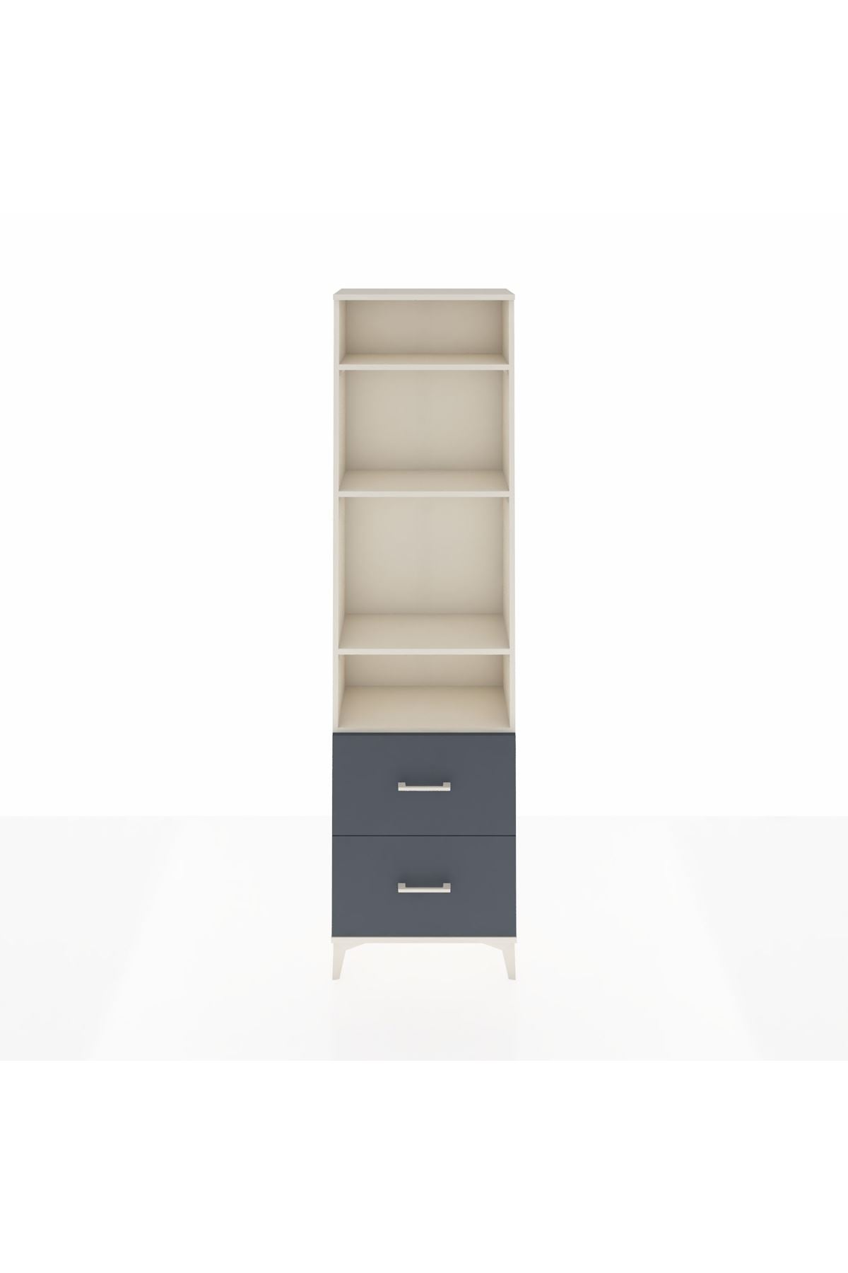 Arges Dolap 4 Raflı 2 Çekmeceli 60x30x221 - S29M036V2A