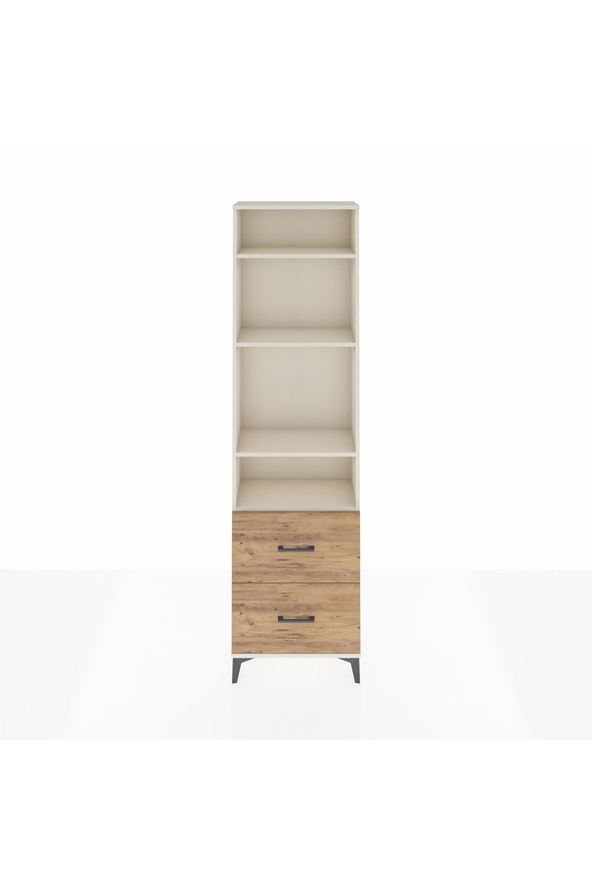 Arges Dolap 4 Raflı 2 Çekmeceli 60x30x221 - S29M036V3A