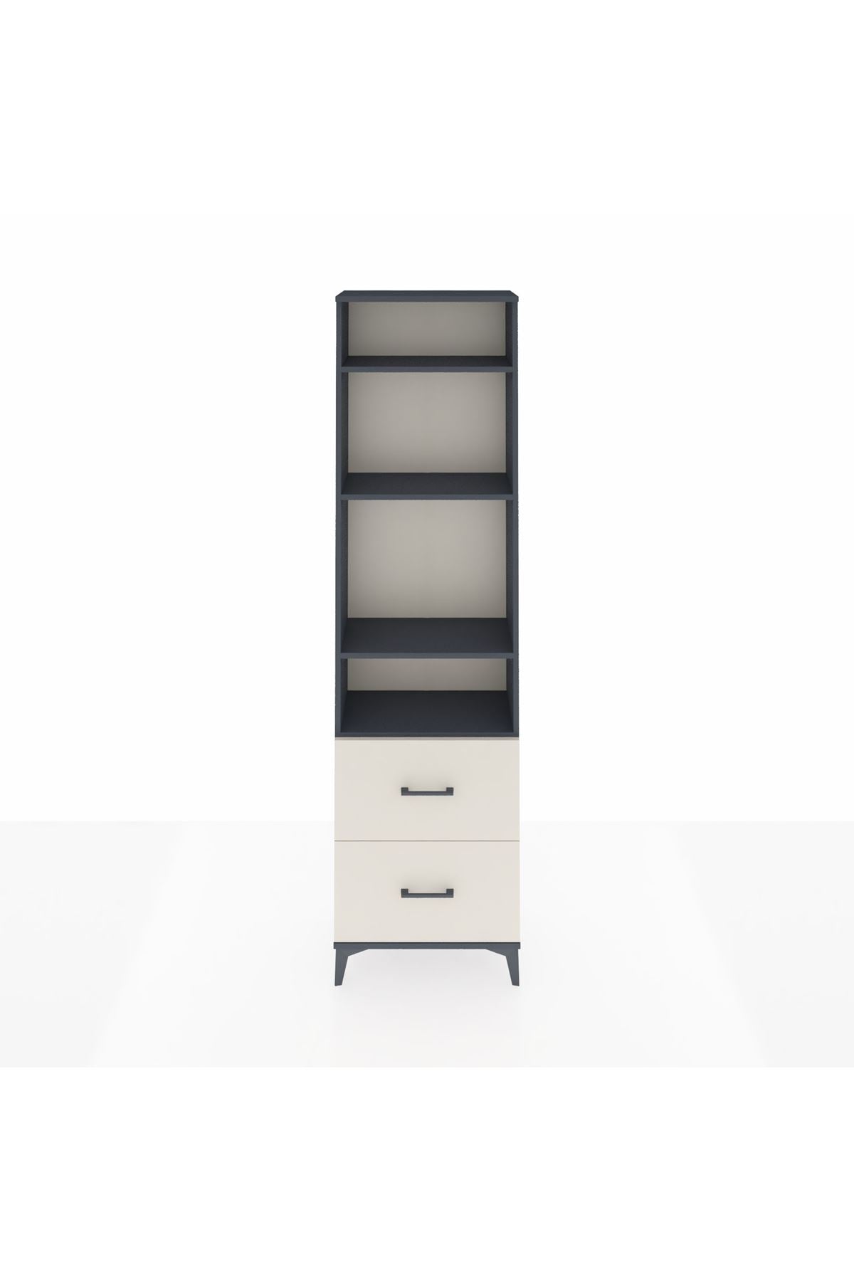 Arges Dolap 4 Raflı 2 Çekmeceli 60x30x221 - S29M036V4A