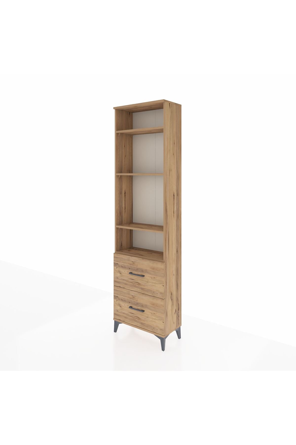 Arges Dolap 4 Raflı 2 Çekmeceli 60x30x221 - S29M036V9A