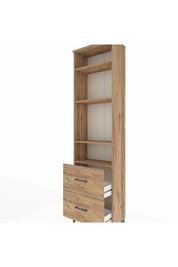 Arges Dolap 4 Raflı 2 Çekmeceli 60x30x221 - S29M036V9A