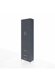 Arges Dolap 2 Raflı 3 Çekmeceli Tek Askılı 60x30x221 - S29M037V5A
