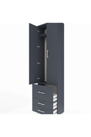 Arges Dolap 2 Raflı 3 Çekmeceli Tek Askılı 60x30x221 - S29M037V5A