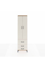 Arges Dolap 2 Raflı 3 Çekmeceli Tek Askılı 60x30x221 - S29M037V7A