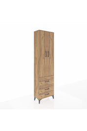 Arges Dolap 2 Raflı 3 Çekmeceli Tek Askılı 60x30x221 - S29M037V9A