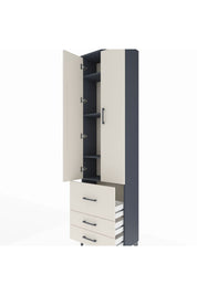 Arges Dolap 4 Raflı 3 Çekmeceli 2 Kapaklı 60x30x221 - S29M038V4A