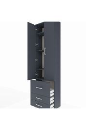 Arges Dolap 4 Raflı 3 Çekmeceli 2 Kapaklı 60x30x221 - S29M038V5A