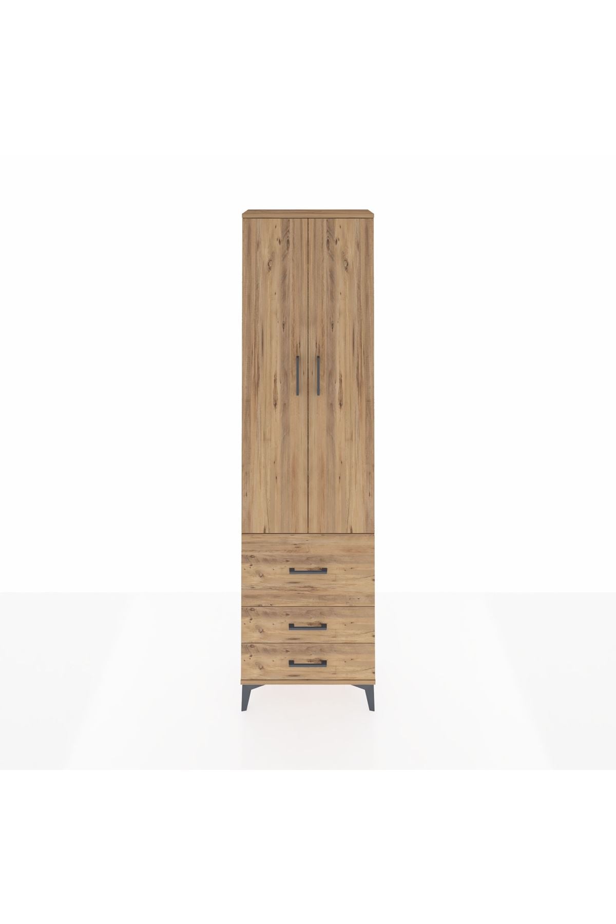 Arges Dolap 4 Raflı 3 Çekmeceli 2 Kapaklı 60x30x221 - S29M038V9A