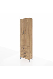 Arges Dolap 4 Raflı 3 Çekmeceli 2 Kapaklı 60x30x221 - S29M038V9A
