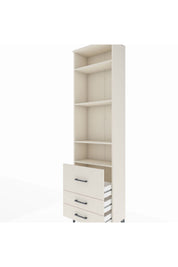 Arges Dolap 4 Raflı 3 Çekmeceli 60x30x221 - S29M039V1A