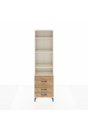 Arges Dolap 4 Raflı 3 Çekmeceli 60x30x221 - S29M039V3A