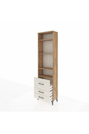 Arges Dolap 4 Raflı 3 Çekmeceli 60x30x221 - S29M039V7A