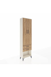 Arges Dolap 2 Raflı 2 Çekmeceli Tek Askılı 60x30x221 - S29M040V3A