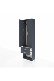 Arges Dolap 2 Raflı 2 Çekmeceli Tek Askılı 60x30x221 - S29M040V5A
