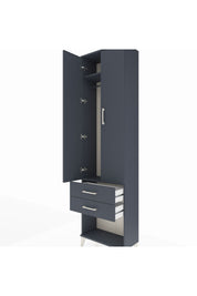 Arges Dolap 2 Raflı 2 Çekmeceli Tek Askılı 60x30x221 - S29M040V5A
