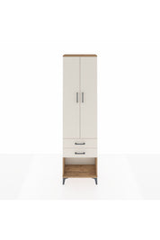Arges Dolap 2 Raflı 2 Çekmeceli Tek Askılı 60x30x221 - S29M040V7A