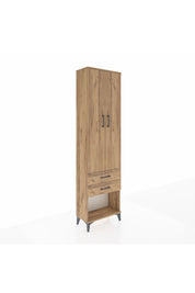 Arges Dolap 2 Raflı 2 Çekmeceli Tek Askılı 60x30x221 - S29M040V9A