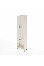 Arges Dolap 4 Raflı 2 Çekmeceli 2 Kapaklı 60x30x221 - S29M041V1A