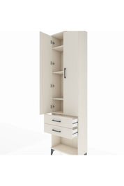 Arges Dolap 4 Raflı 2 Çekmeceli 2 Kapaklı 60x30x221 - S29M041V1A