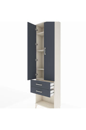 Arges Dolap 4 Raflı 2 Çekmeceli 2 Kapaklı 60x30x221 - S29M041V2A