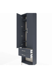 Arges Dolap 4 Raflı 2 Çekmeceli 2 Kapaklı 60x30x221 - S29M041V5A