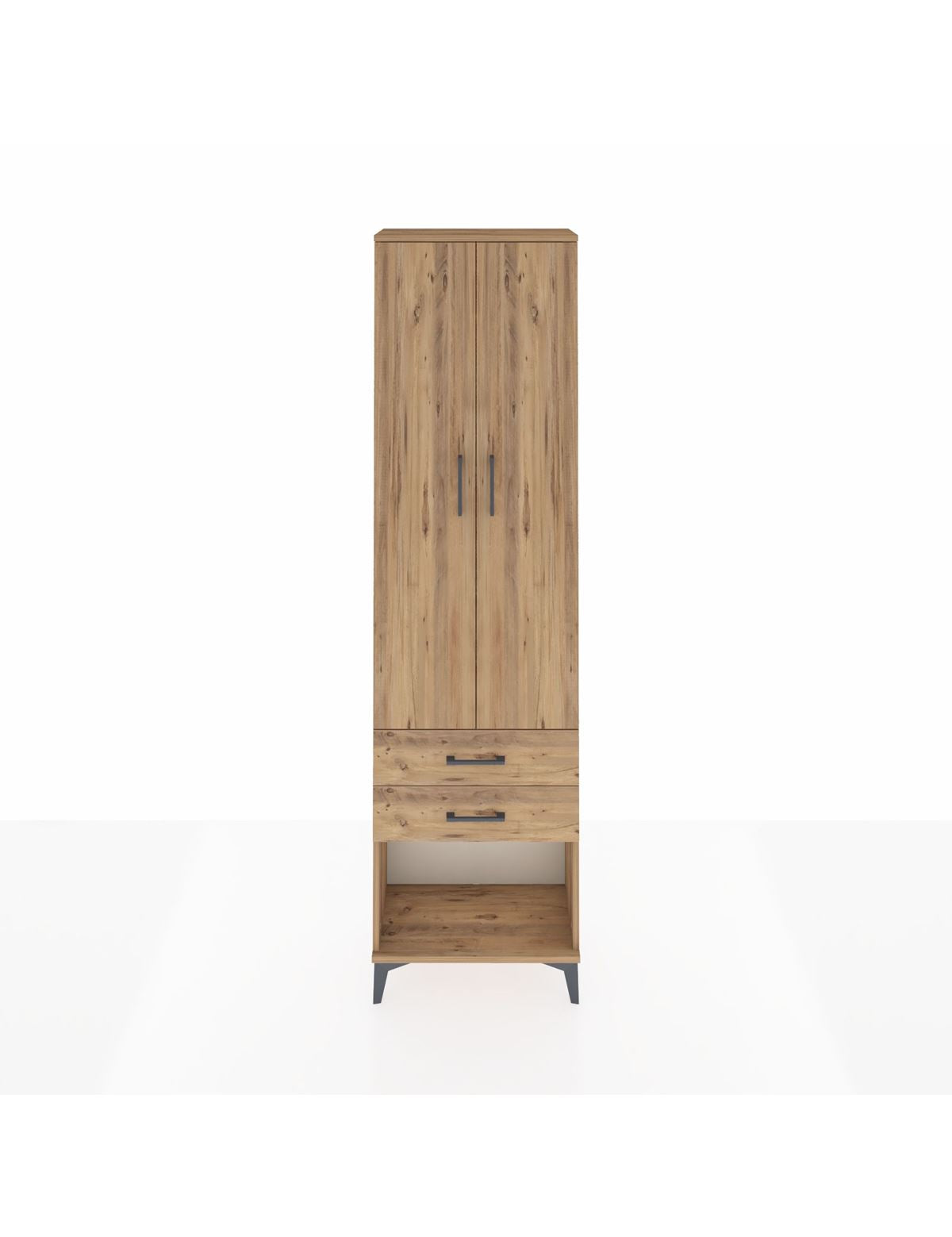 Arges Dolap 4 Raflı 2 Çekmeceli 2 Kapaklı 60x30x221 - S29M041V9A