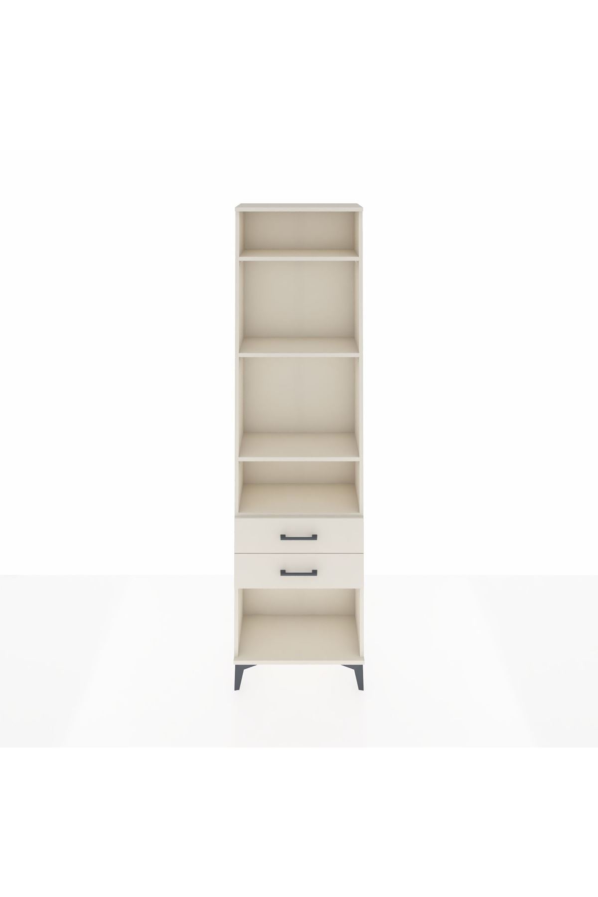 Arges Dolap 4 Raflı 2 Çekmeceli 60x30x221 - S29M042V1A