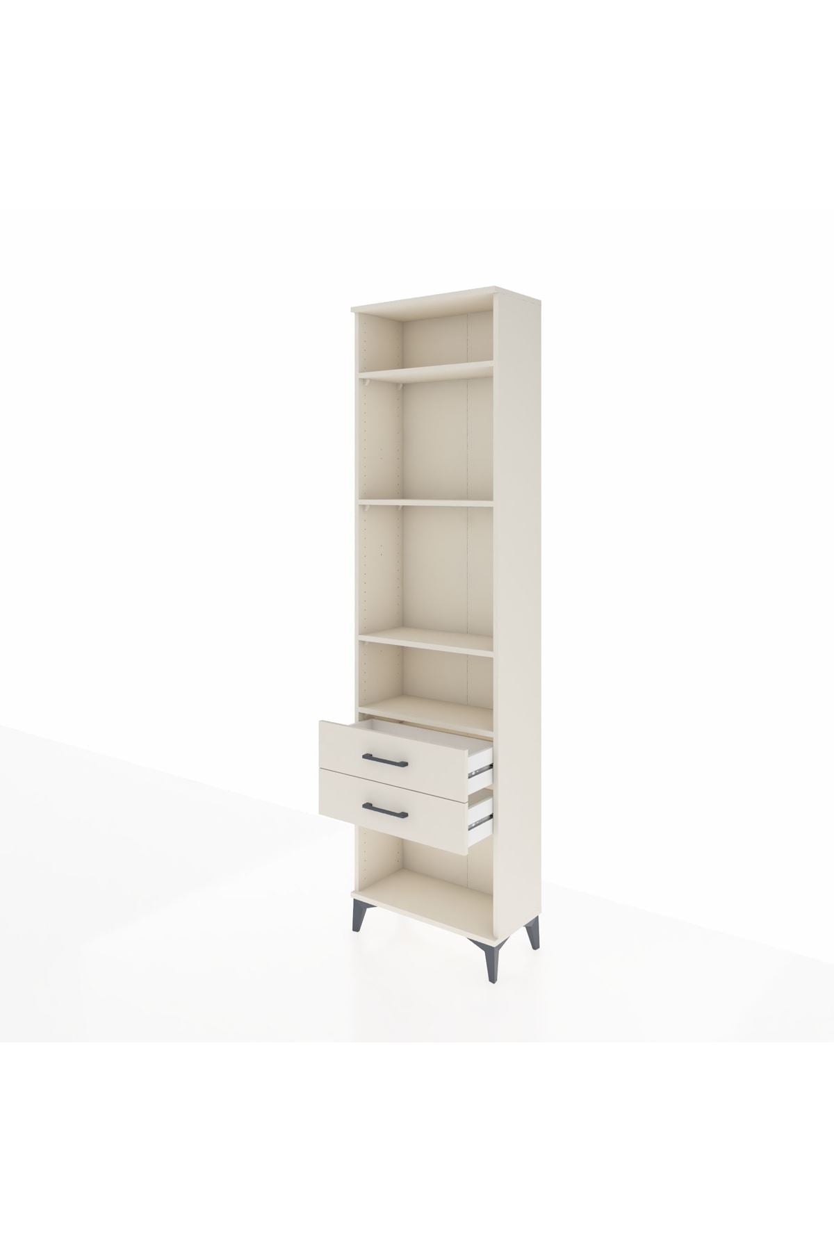 Arges Dolap 4 Raflı 2 Çekmeceli 60x30x221 - S29M042V1A