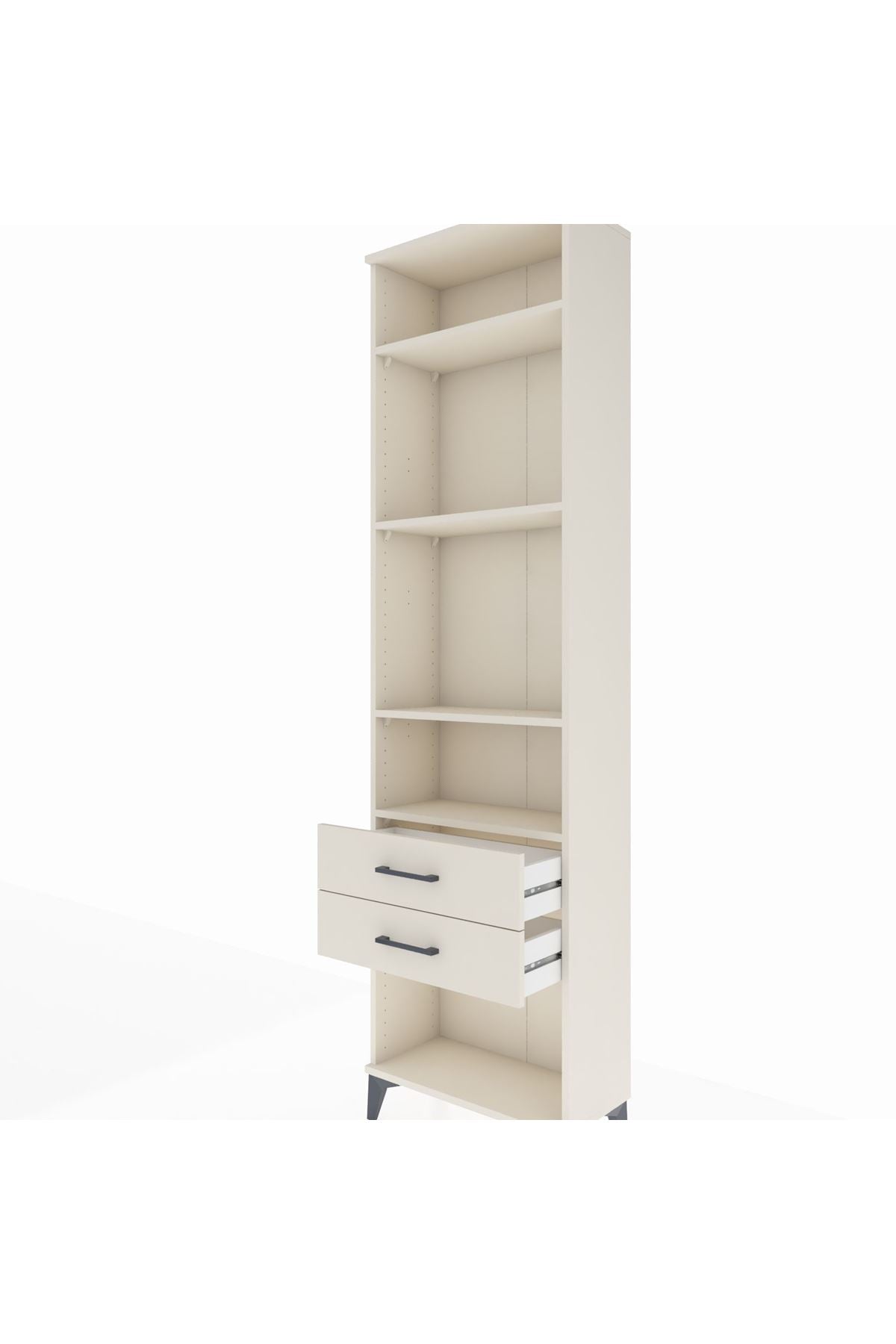 Arges Dolap 4 Raflı 2 Çekmeceli 60x30x221 - S29M042V1A