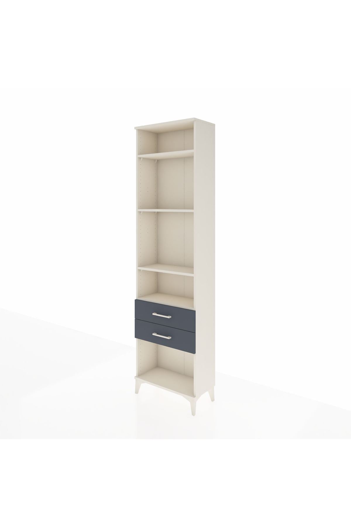 Arges Dolap 4 Raflı 2 Çekmeceli 60x30x221 - S29M042V2A