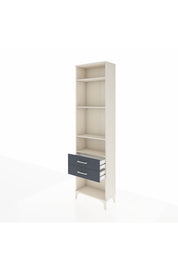 Arges Dolap 4 Raflı 2 Çekmeceli 60x30x221 - S29M042V2A