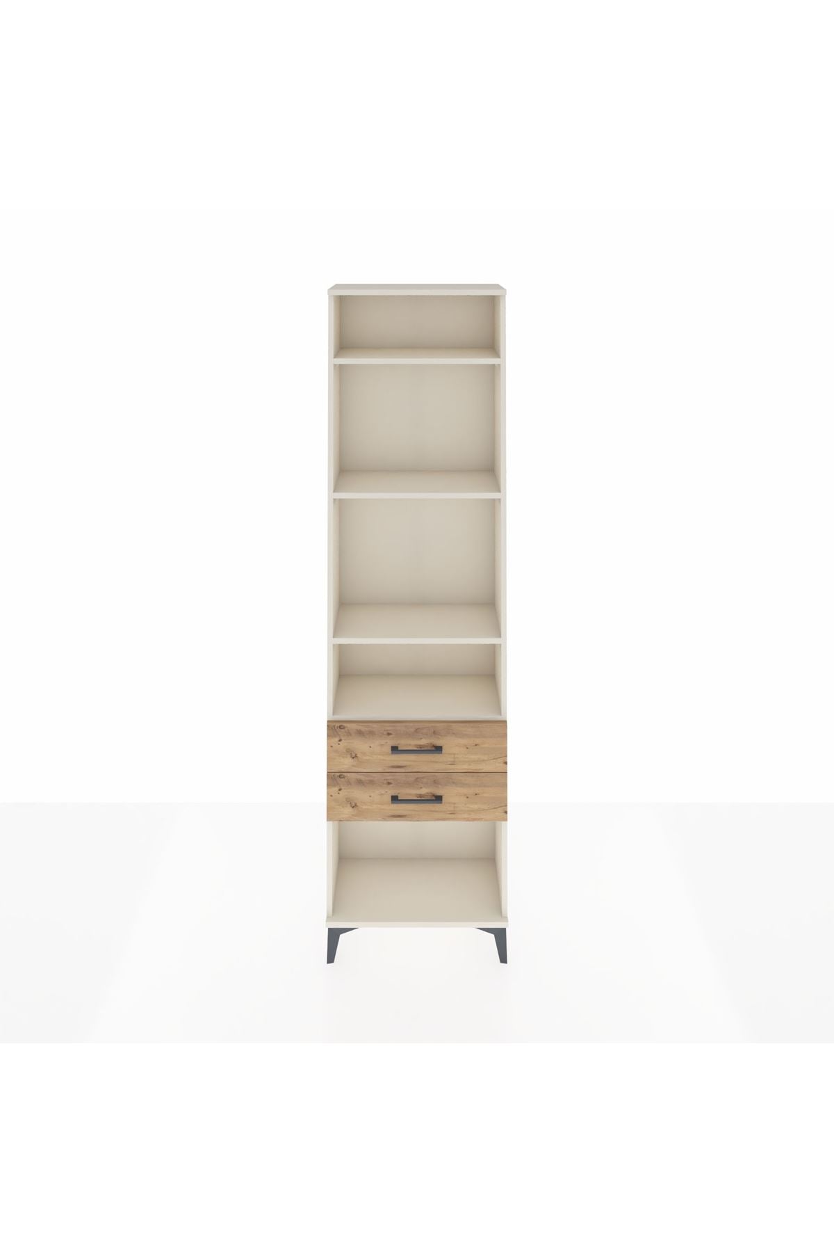 Arges Dolap 4 Raflı 2 Çekmeceli 60x30x221 - S29M042V3A