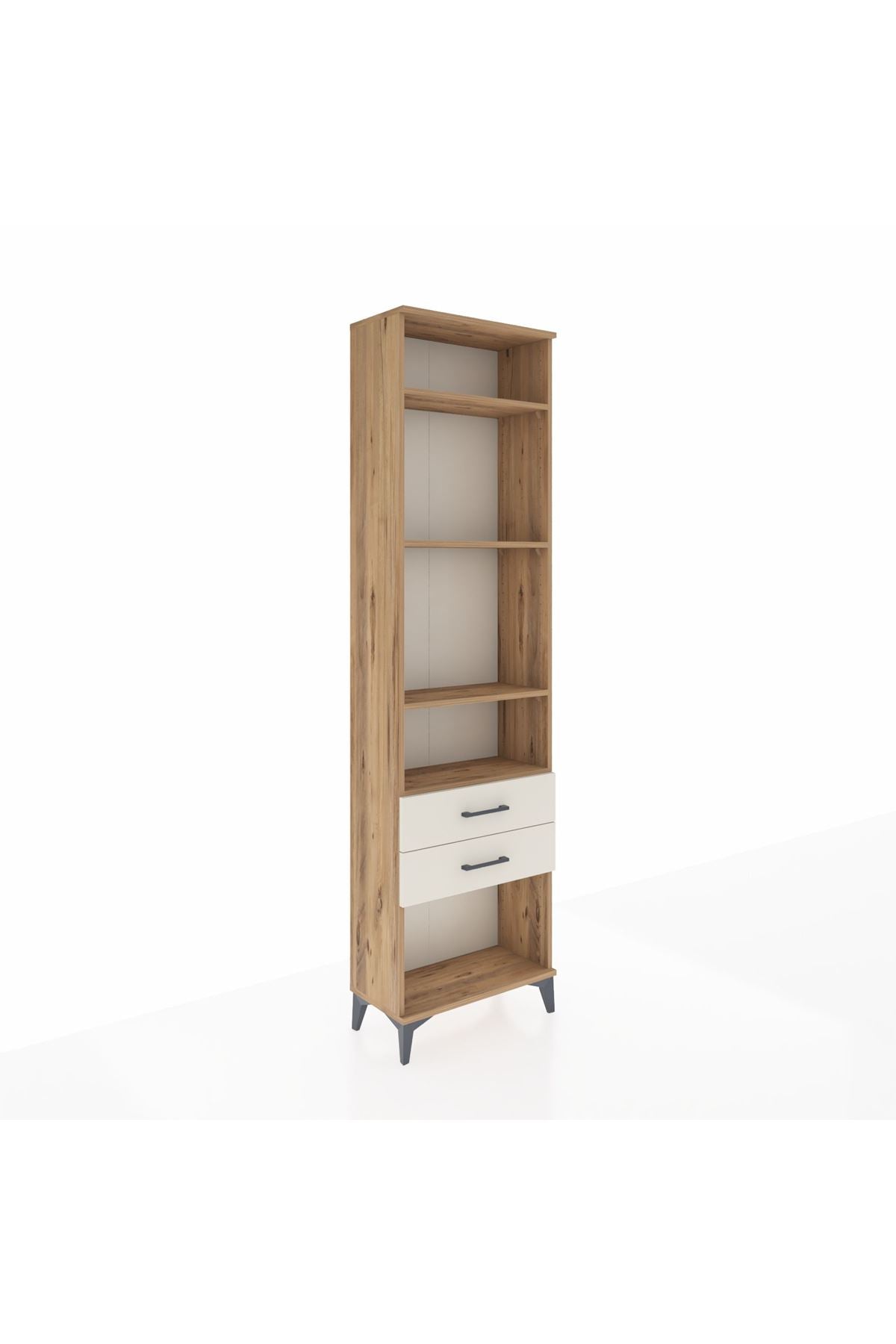 Arges Dolap 4 Raflı 2 Çekmeceli 60x30x221 - S29M042V7A