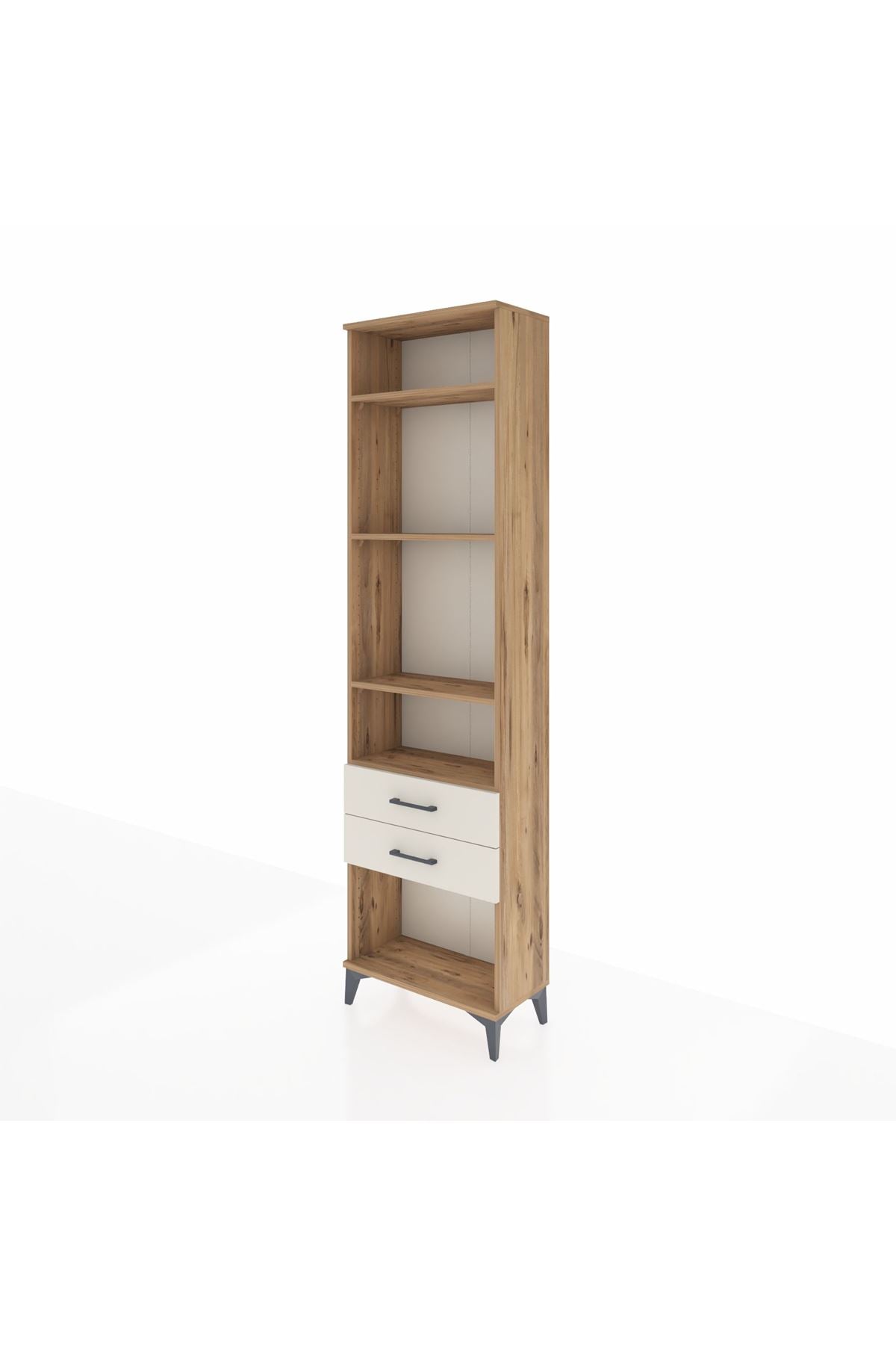 Arges Dolap 4 Raflı 2 Çekmeceli 60x30x221 - S29M042V7A