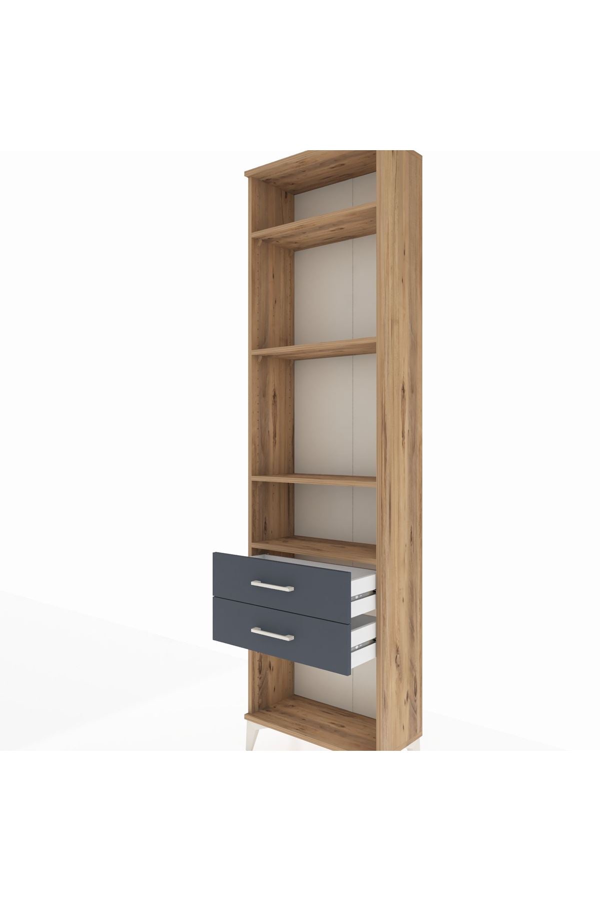 Arges Dolap 4 Raflı 2 Çekmeceli 60x30x221 - S29M042V8A