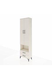 Arges Dolap 3 Raflı 2 Çekmeceli Tek Askılı 60x30x221 - S29M043V1A