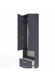 Arges Dolap 3 Raflı 2 Çekmeceli Tek Askılı 60x30x221 - S29M043V5A