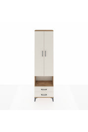 Arges Dolap 3 Raflı 2 Çekmeceli Tek Askılı 60x30x221 - S29M043V7A