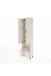 Arges Dolap 5 Raflı 2 Çekmeceli 2 Kapaklı 60x30x221 - S29M044V1A