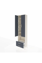 Arges Dolap 5 Raflı 2 Çekmeceli 2 Kapaklı 60x30x221 - S29M044V2A