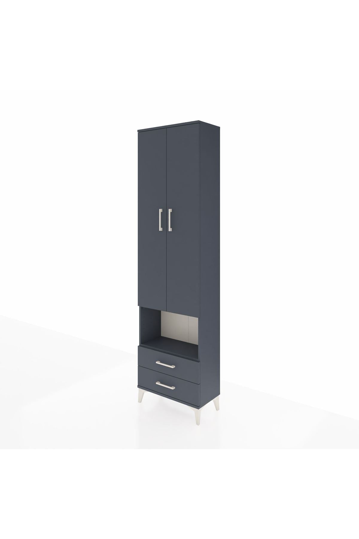 Arges Dolap 5 Raflı 2 Çekmeceli 2 Kapaklı 60x30x221 - S29M044V5A