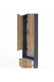 Arges Dolap 5 Raflı 2 Çekmeceli 2 Kapaklı 60x30x221 - S29M044V6A