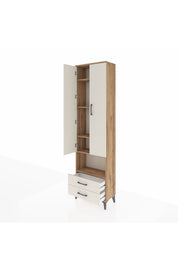 Arges Dolap 5 Raflı 2 Çekmeceli 2 Kapaklı 60x30x221 - S29M044V7A