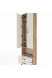 Arges Dolap 5 Raflı 2 Çekmeceli 2 Kapaklı 60x30x221 - S29M044V7A