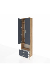 Arges Dolap 5 Raflı 2 Çekmeceli 2 Kapaklı 60x30x221 - S29M044V8A