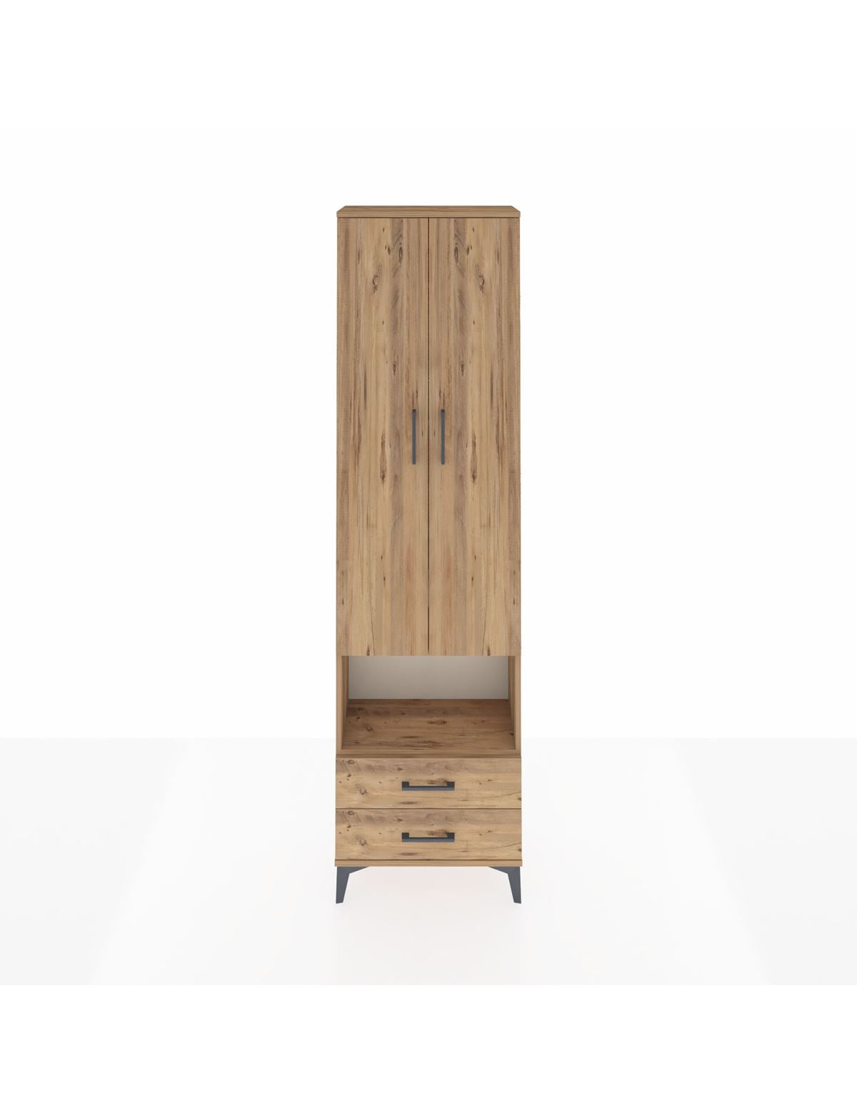 Arges Dolap 5 Raflı 2 Çekmeceli 2 Kapaklı 60x30x221 - S29M044V9A