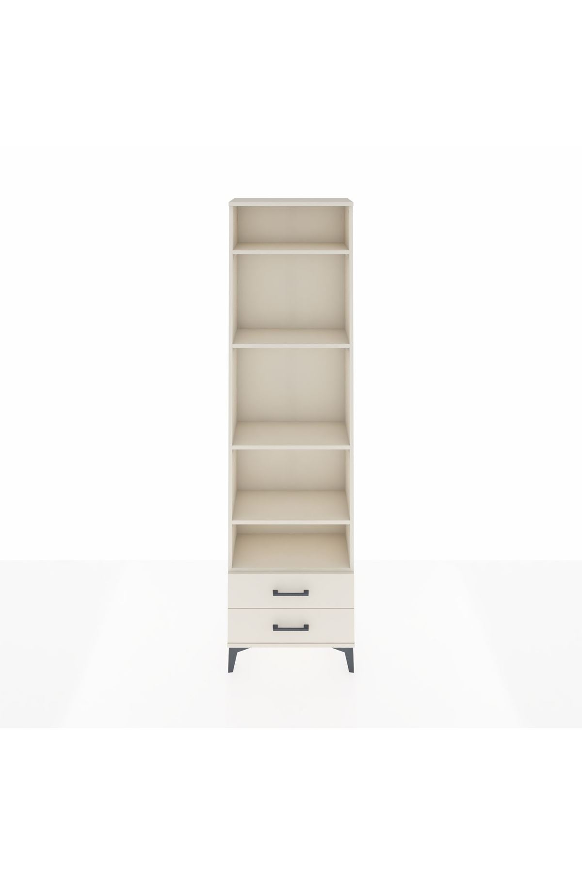 Arges Dolap 5 Raflı 2 Çekmeceli 60x30x221 - S29M045V1A