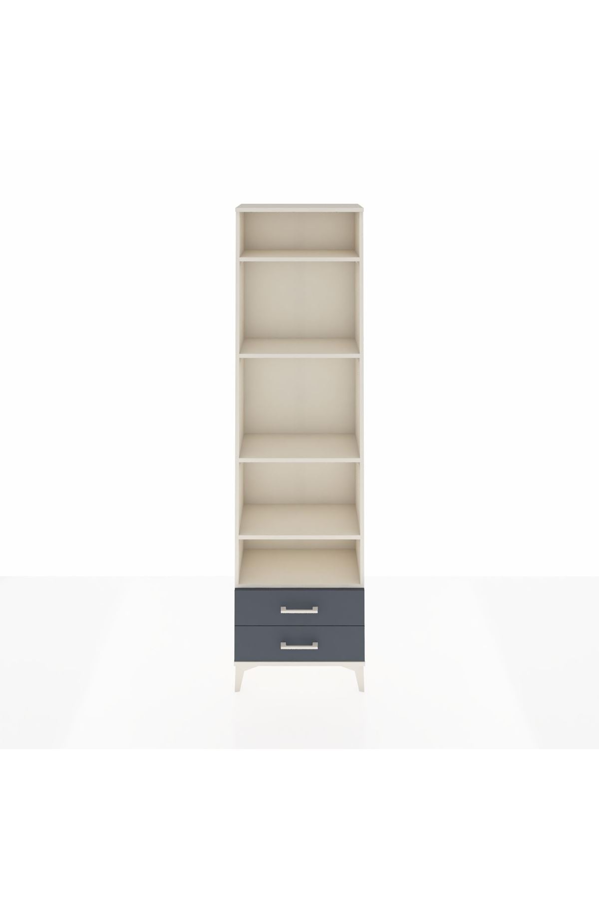 Arges Dolap 5 Raflı 2 Çekmeceli 60x30x221 - S29M045V2A